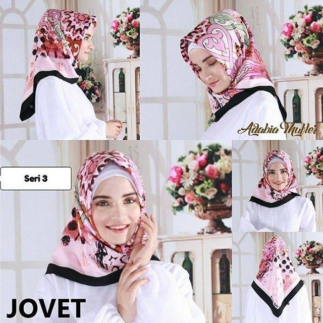 Hijab segi empat jovet by adabia mufler
