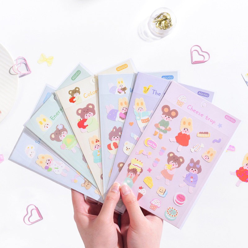 

Sweetheart Milk Diary Deco Stickers - Sticker Dekorasi