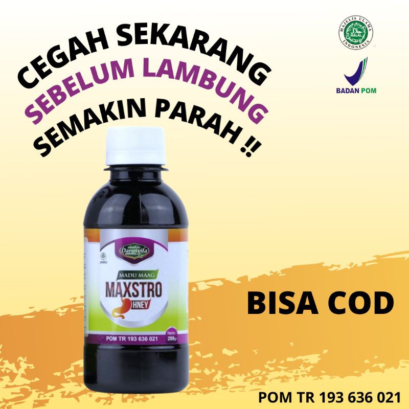 MADU MAAG MAXSTRO (BELI 2 GRATIS 1) MADU OBAT ASAM LAMBUNG, OBAT MAAG, TUKAK LAMBUNG, MAAG KRONIS,