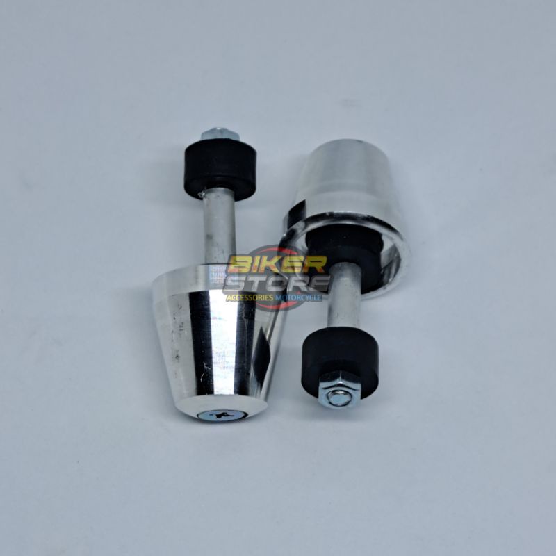 PROMO Jalu stang Jalu setir Aluminium Crome Model Satria Fu Universal Semua Motor