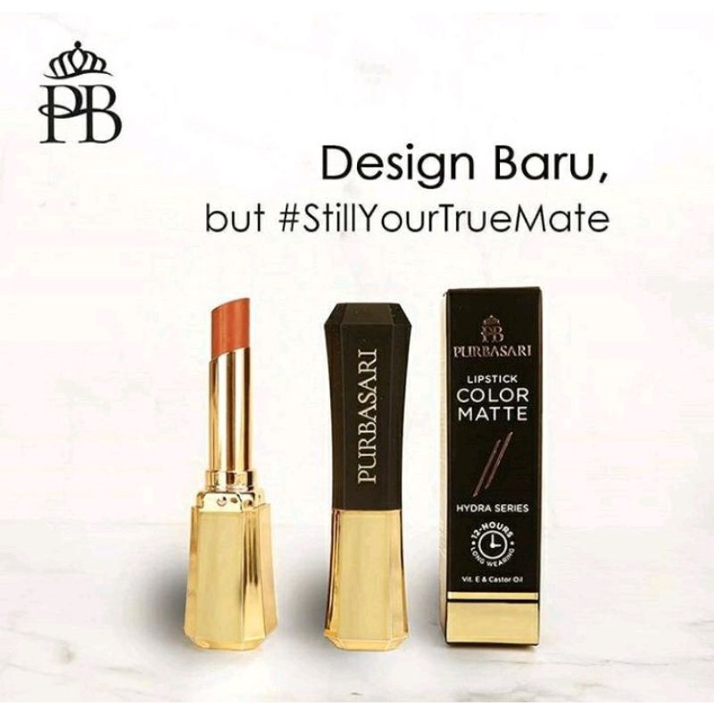 Purbasari Lipstick Colour Matte 81-95 Kemasan Baru 2.6gr