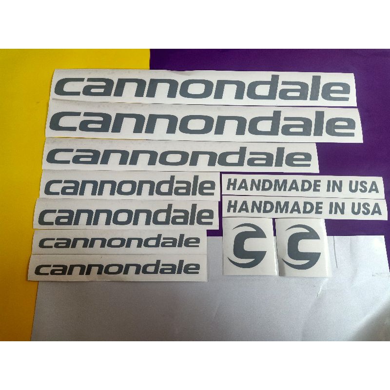 stiker sepeda cannondale usa