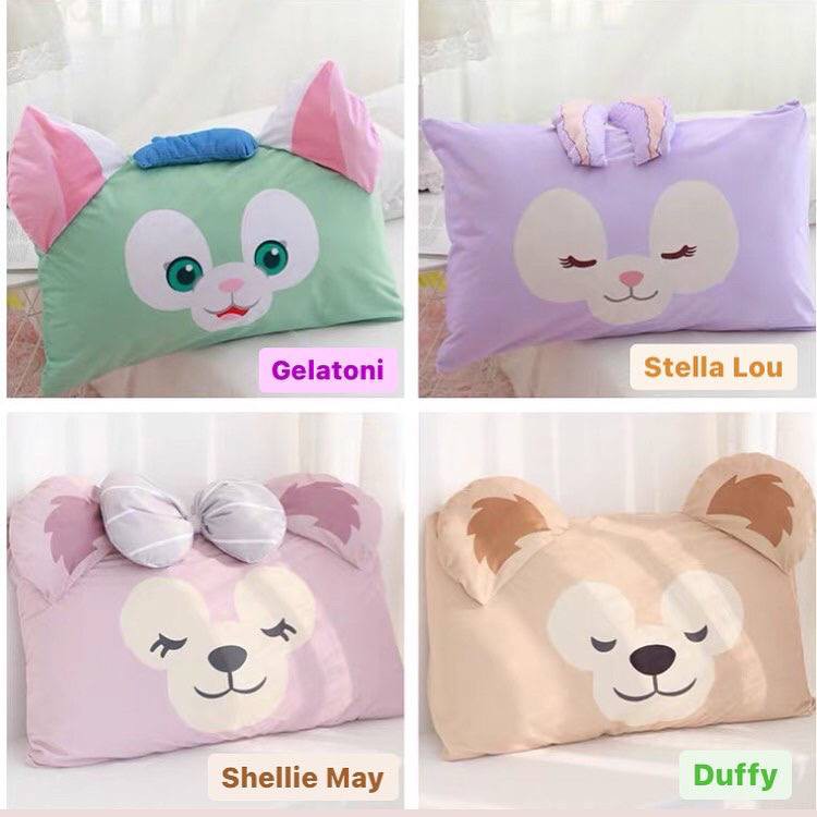 SARUNG BANTAL KELINCI UNGU STELLA LOU SHELLIE MAY DUFFY BEAR KUCING GELATONI PILLOW COVER IMPOR