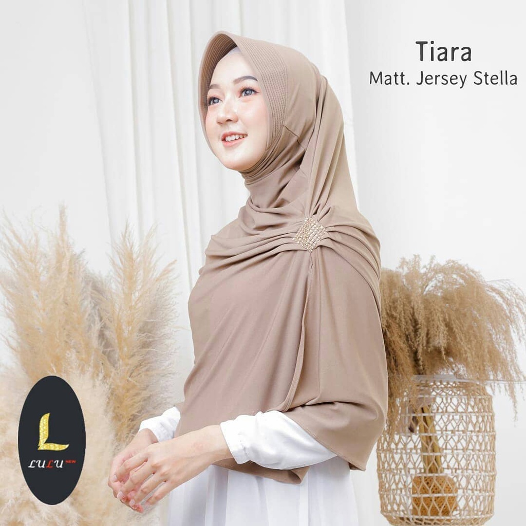 Lulu -  Hijab Instan Belah Samping Tiara Ori Lulu Hijab Pet Kecil