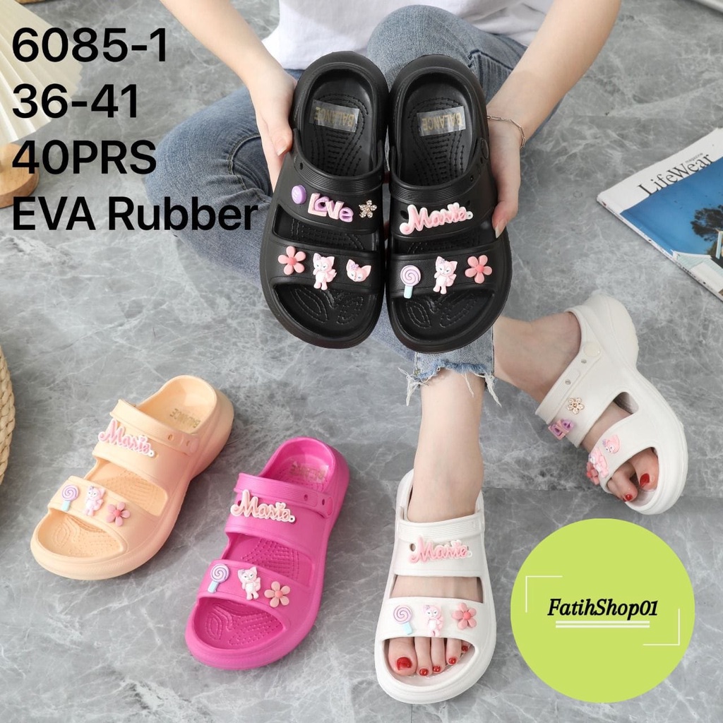 Sandal wanita wedges baim balance 6085-1 size 36-41 sandal tofu model terbaru