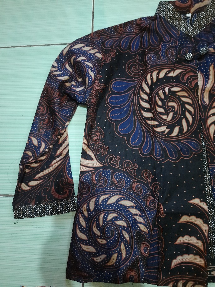Batik Wanita Asj Sa Hrb026 Kenongo Kemeja Tosca Pendek