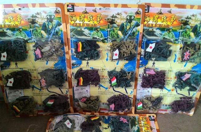 Mainan tentara plastik 6 negara