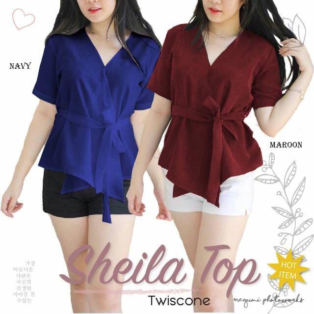 Sheila Top / Momola deFashionID Fashion Murah