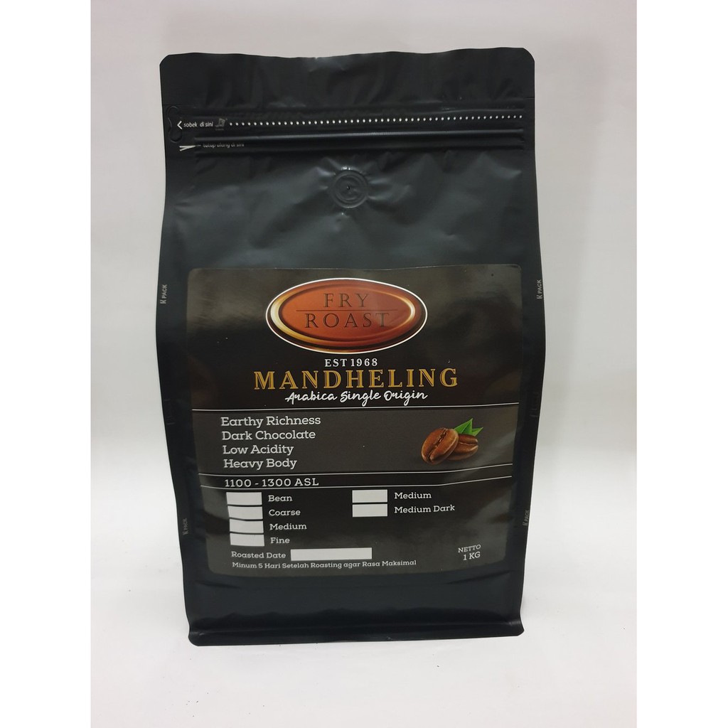

KOPI ARABIKA MANDHELING 1 KG BIJI DAN BUBUK Bagus