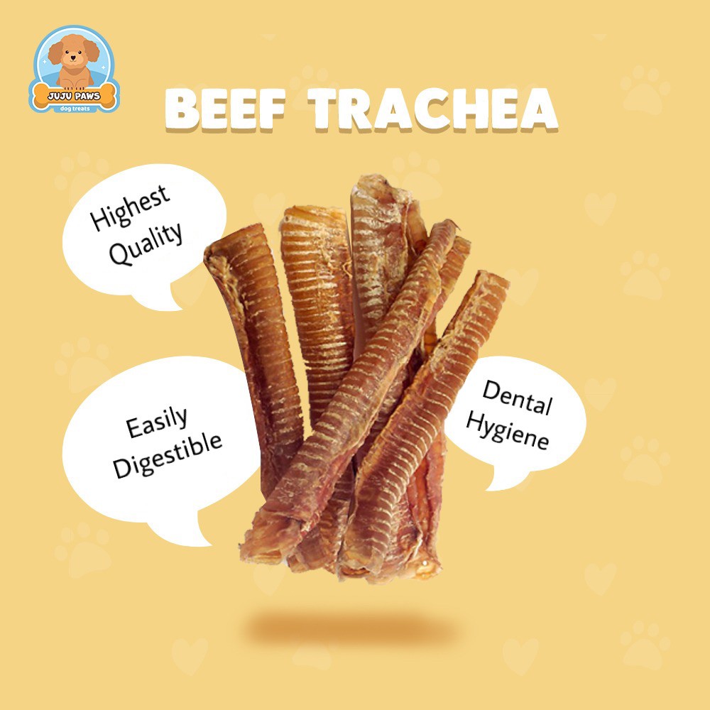 Jujupaws Beef Trachea / Snack Batang Tenggorokan Sapi