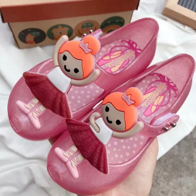 Sepatu sandal anak perempuan mini melissa balleria