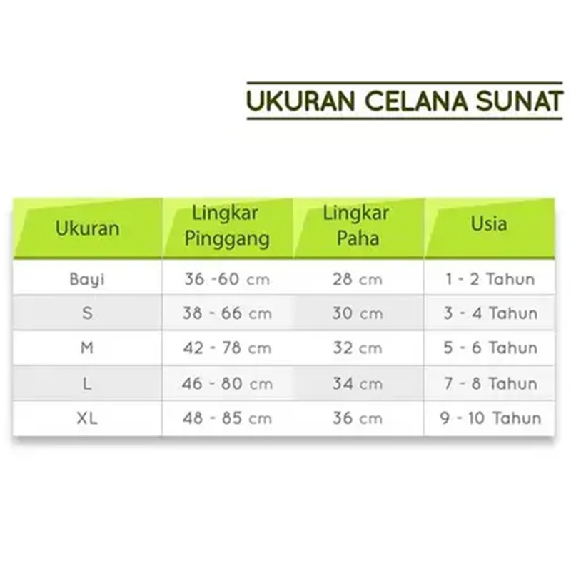 Celana Sunat anak Laki laki murah berkualitas