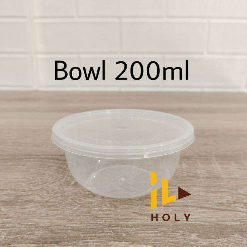 [25 Pcs] Thinwall Bowl Mangkok 200ml Lux