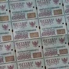 

[PRODUK SP9DH] Materai 6000 Tahun 2010 2011 2012 2013 2014 2015 Matrai Tempel Lama Asli Original Pos NLH