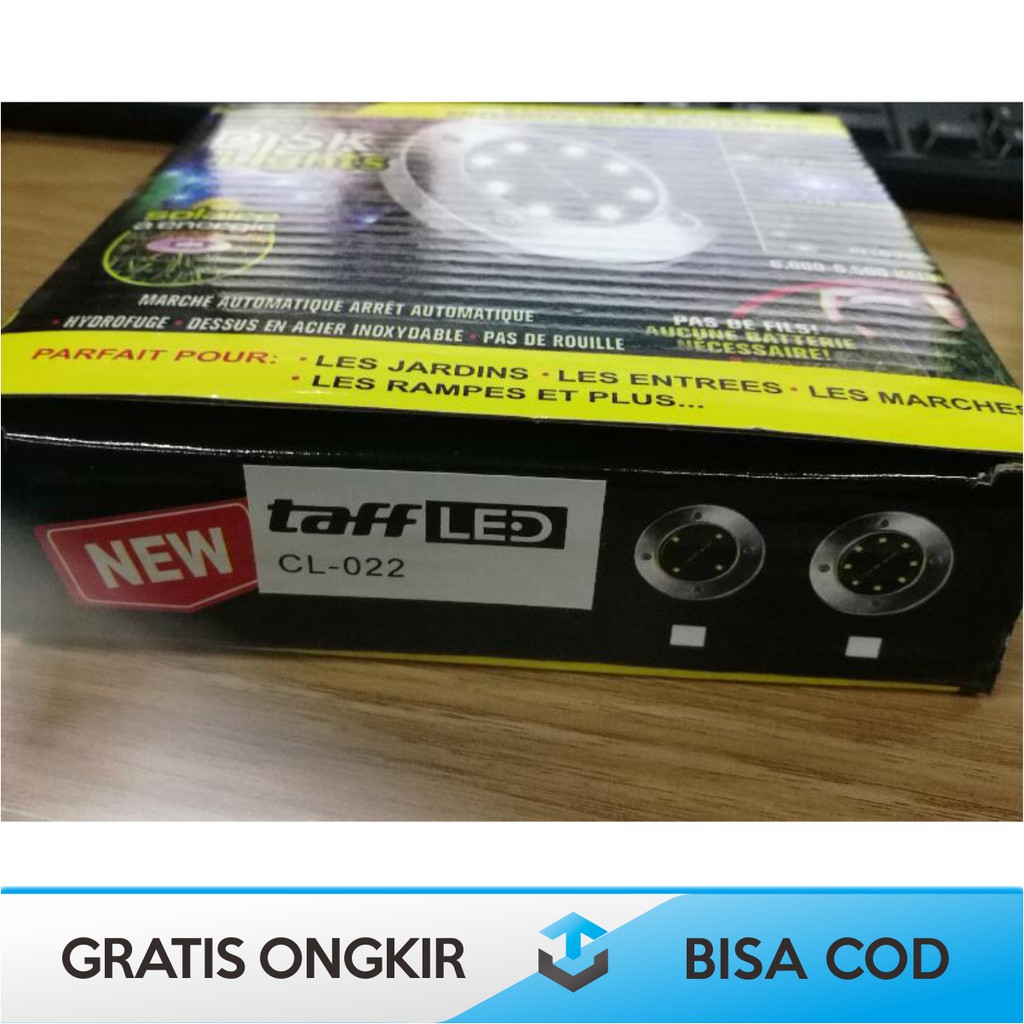 LAMPU TAMAN OUTDOOR LED ORIGINAL TAFFLED WATERPROOF - LAMPU LANTAI TAMAN LED ORI TAFFLED ANTI AIR