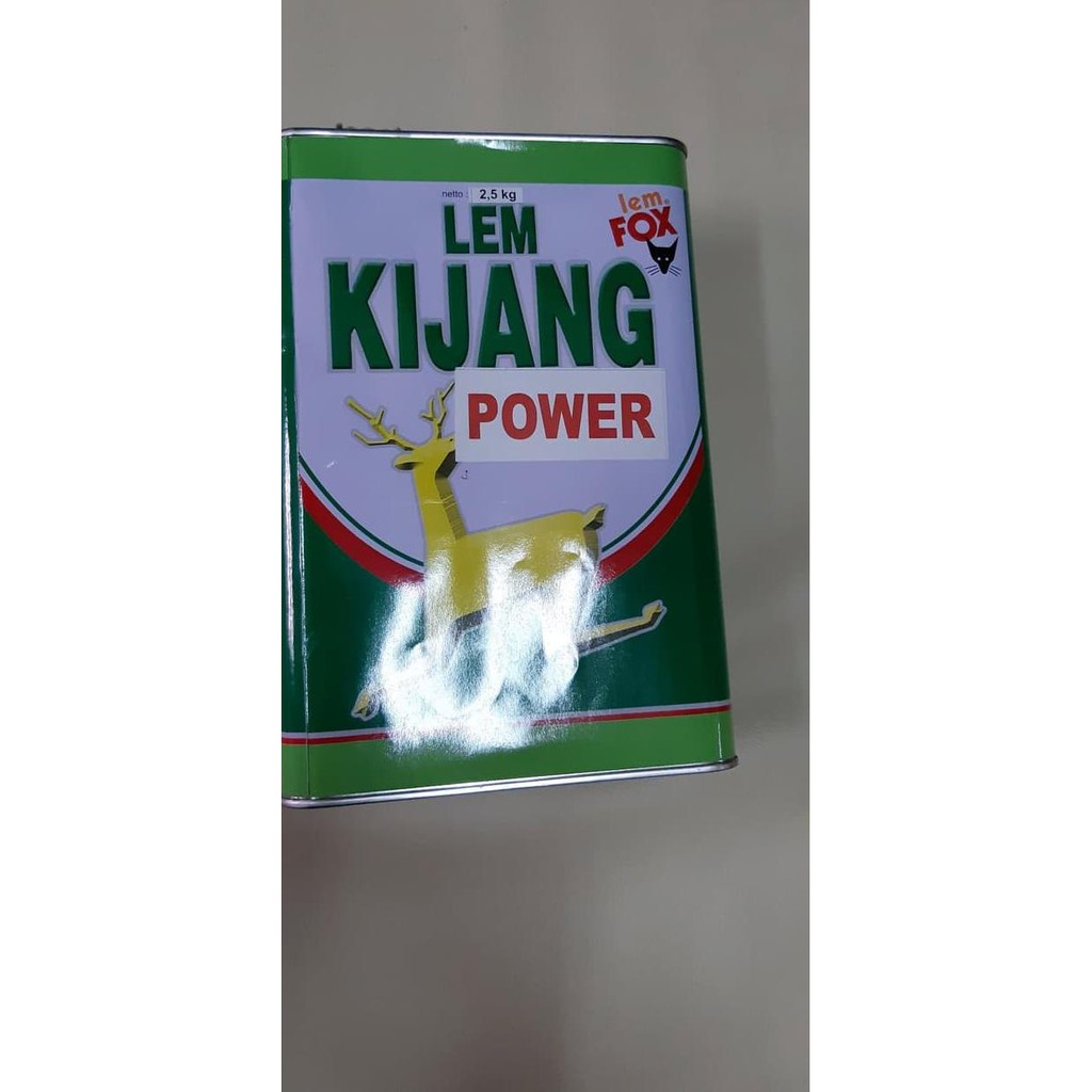 

【Banyak Peminat,, LEM FOX KUNING KIJANG 2.5KG / LEM KARPET SENDAL KULIT KAYU HPL KARET **Q.