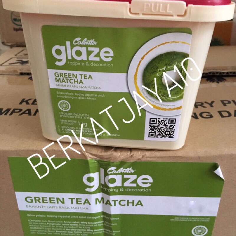 

Colatta Glaze Green Tea Topping Donat kemasan 1 kg