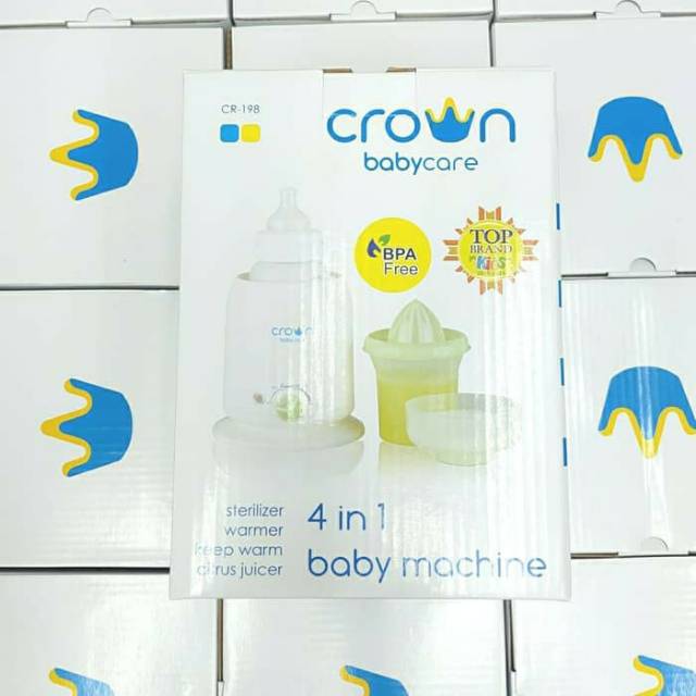 CROWN Warmer 4 in 1 Penghangat Susu Crown Baby CR098 CR698 CR198 CR2198 CR2688