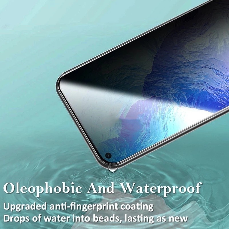 Pelindung Layar Tempered Glass Anti Spy Untuk Oppo Reno 7 5G / 7 Pro 5G / 7 Z 5G