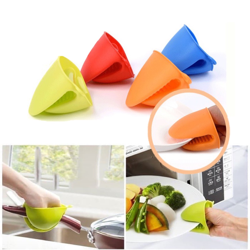 INFY - R467 Penjepit Silikon Anti Panas / Pemegang Panci Anti Panas / Sarung Tangan SIlikon