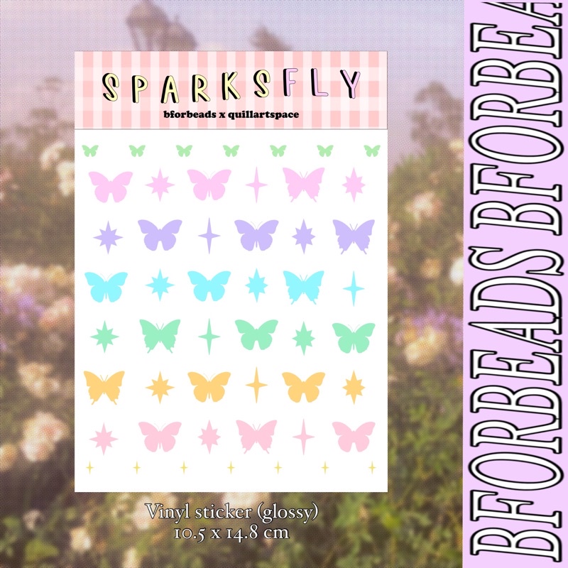 

[BFORBEADS x QUILLARTSPACE] sparksfly deco sticker