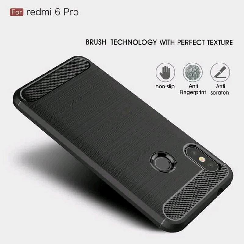 Soft Case Xiaomi Mi A2 Lite - Ipaky Case Carbon Fiber