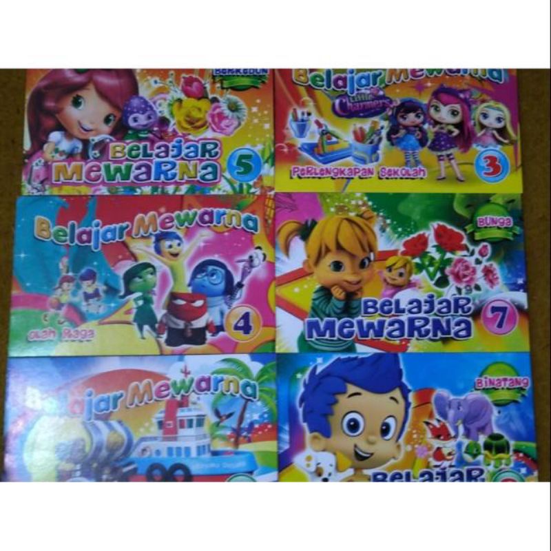 

Buku Belajar Mewarnai Ukuran Kecil 12 Halaman
