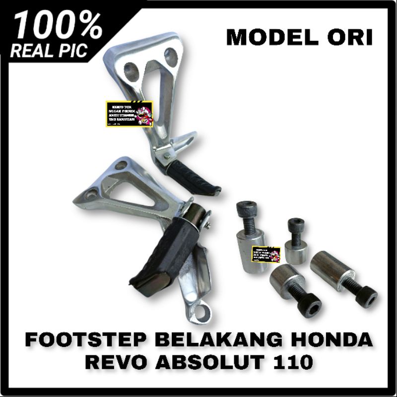 Jual Footstep Fustep Bostep Posteb Pijakan Kaki Belakang Honda Revo