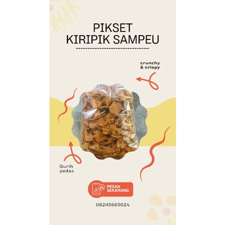 

snack kiloan KRIPSET kripik setan 450g makanan ringan teman ngemil segala cuaca