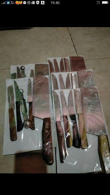 Pisau Cincang Daging Besar Full Stainless Tajam Dan Anti Karat.