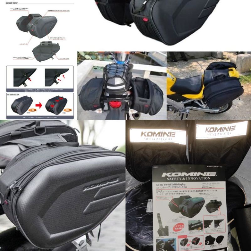 Tas sidebag motor touring samping motor tas side bag universal tas motor samping tas touring bikers 