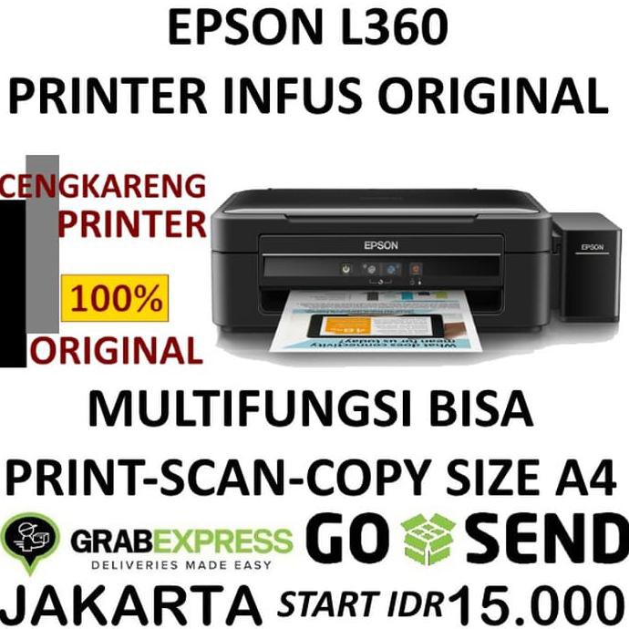 EPSON L360 ALL IN ONE PRINTER INFUS ORIGINAL
