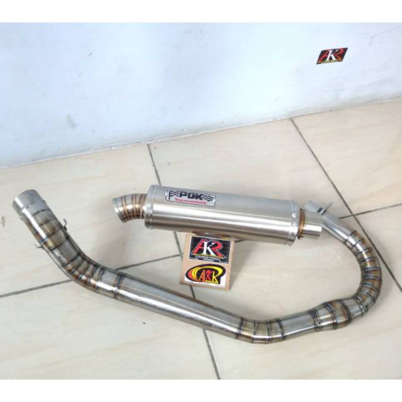 Knalpot dor pdk leher c powerbom klx tiger herex megapro gl pro max dll