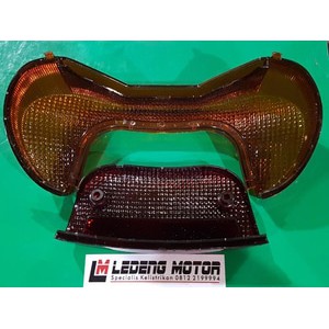 Kaca Mika Stop + Sen Suzuki Shogun Satria-R lokal