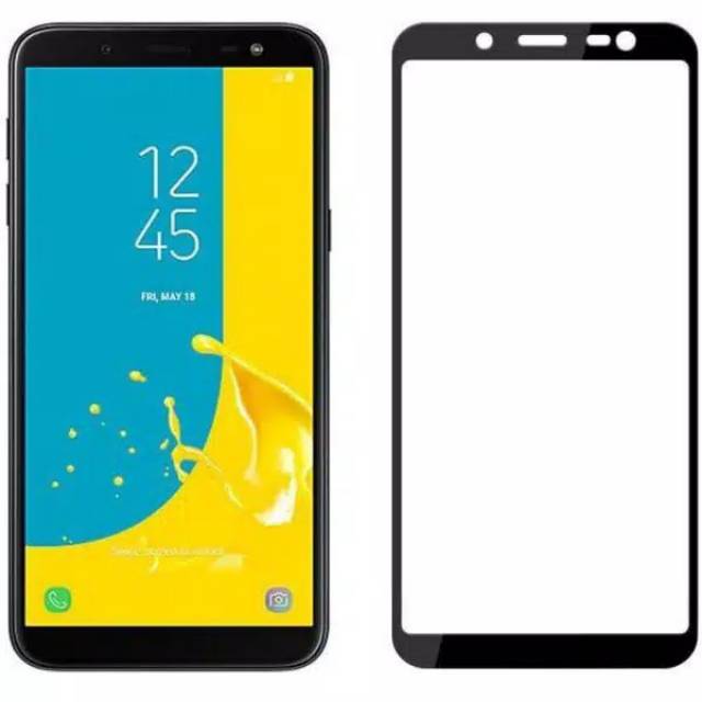 Tempered 5D/9D samsung J8plus antigores kaca