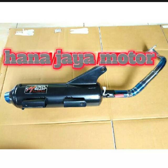 Knalpot resing beat leher pelangi kenalpot racing all beat