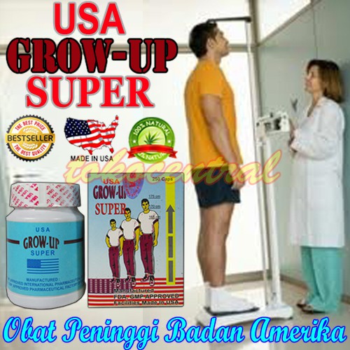 Suplemen Peninggi Badan Grow Up Asli Usa O Vitamin Penambah tinggi Badan usa bat Peninggi Badan