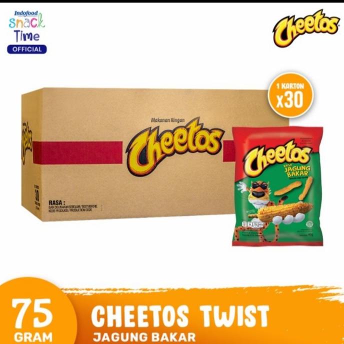 

Cheetos twist jagung bakar 75 gr ( 30pcs)