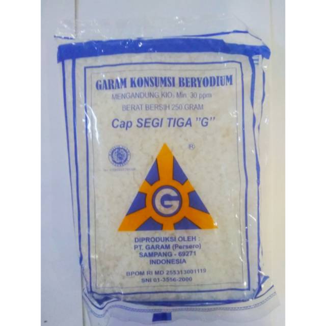 

Garam kasar Segitiga "G" 250gram