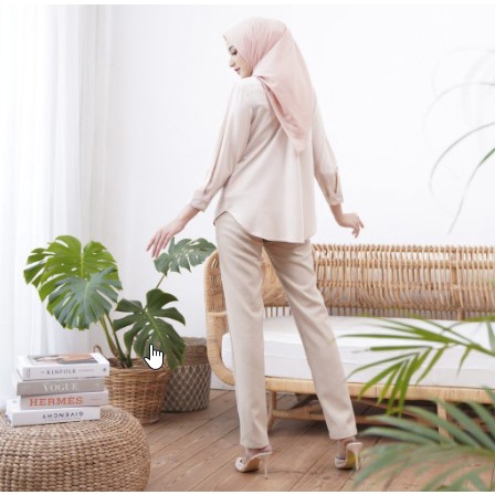 Alma Tshirt Kemeja Wanita Casual Terbaru | Size S M L XL XXL | Bahan Katun Dior HQ Premium-3