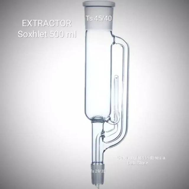 Extractor soxhlet 500ml