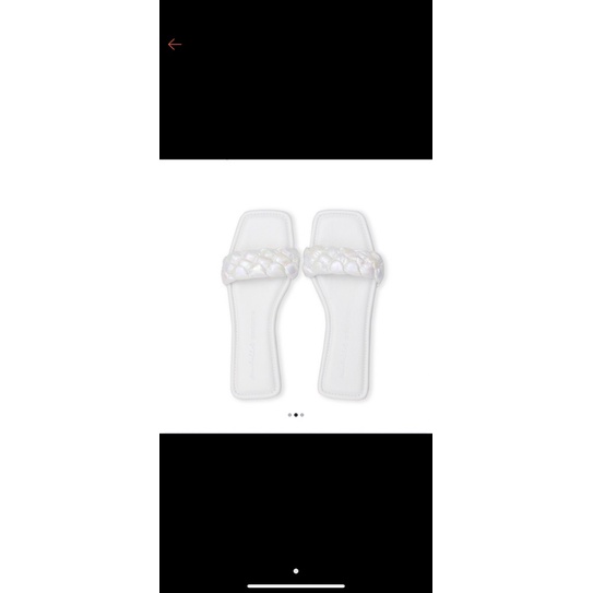 New Amazara x Mmehuillet sandals Sz 39 alabaster