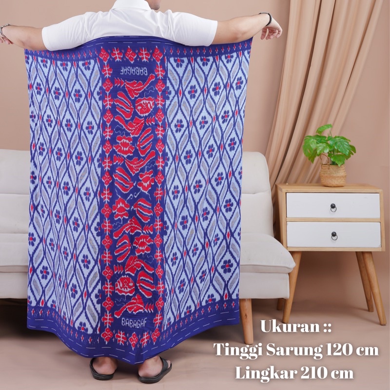 Sarung Goyor Super Babagaf Motif A Rayon Premium Pria Dewasa Printing Super