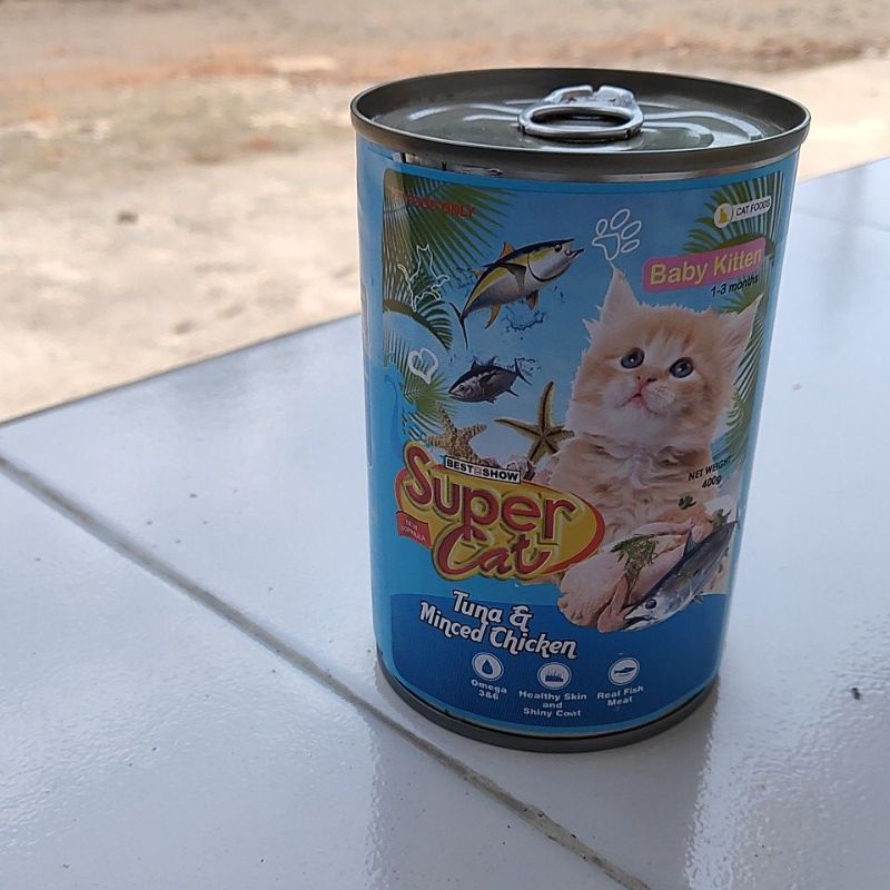 Super Cat baby Kaleng Tuna&amp;minced chiken