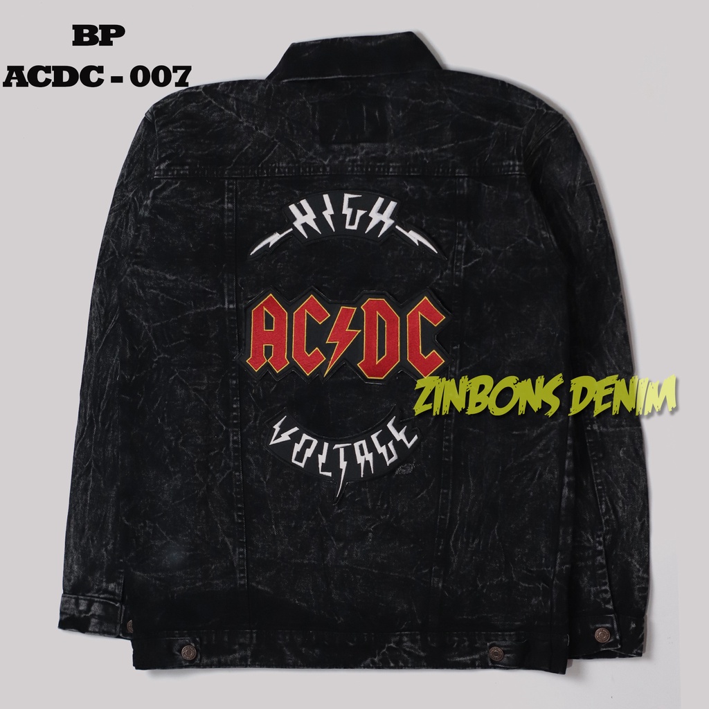 Back patch backpatch bordir besar emblem punggung terlengkap starwars bmth ACDC Motorhead ZINBONS