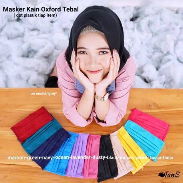 PROMO MASKER HIJAB BAHAN OXFORD