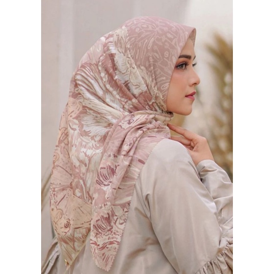 preloved buttonscarves farsha series old rose satin