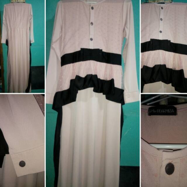 Gamis Muslim Warna Nude