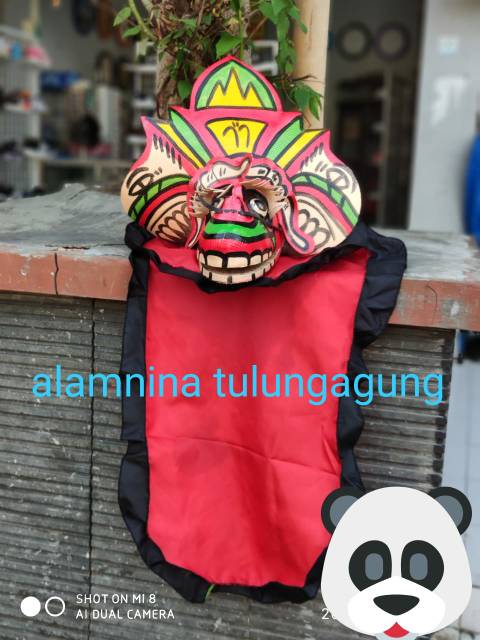 Barongan anak di lengkapi kain