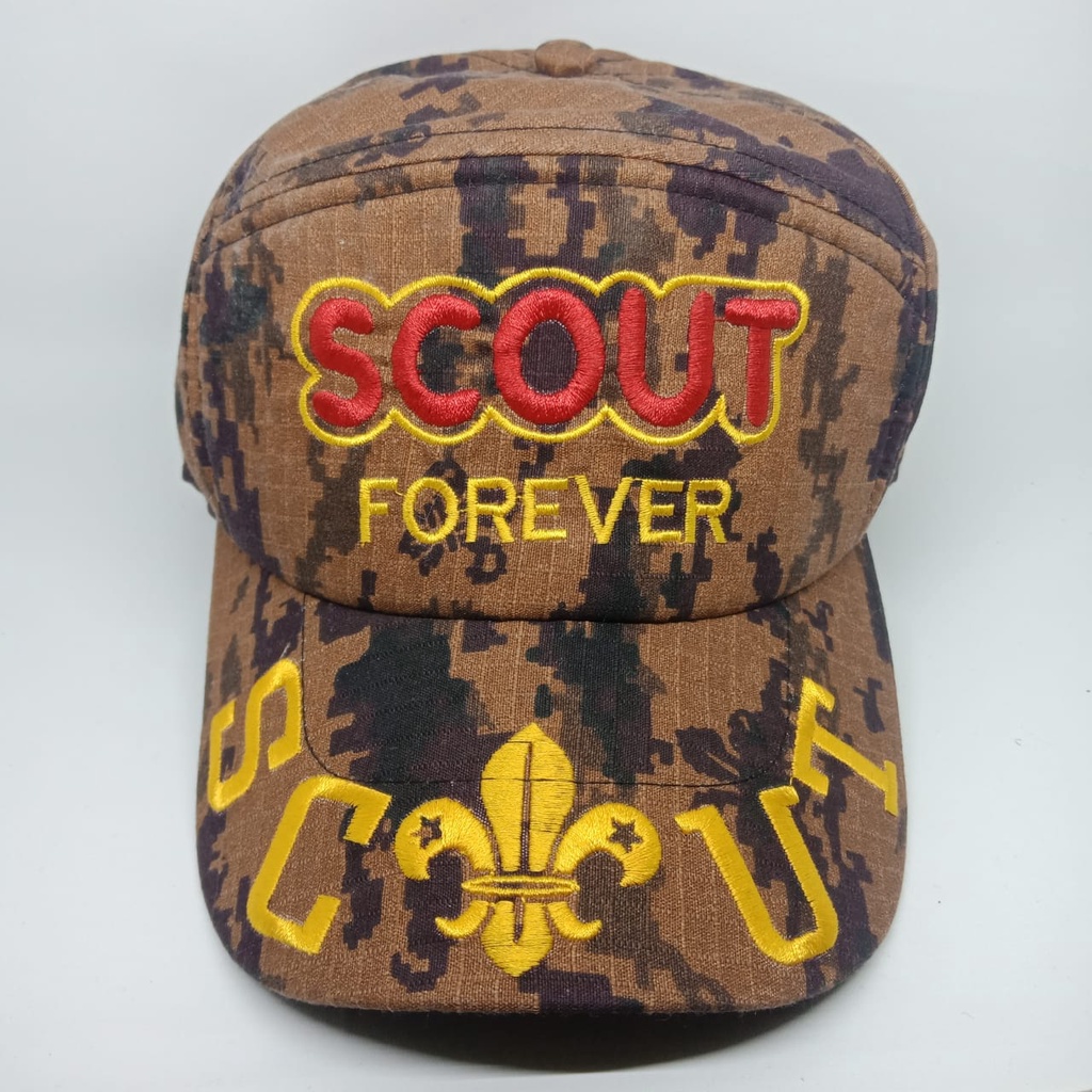 Topi Rimba Pramuka Scout Loreng